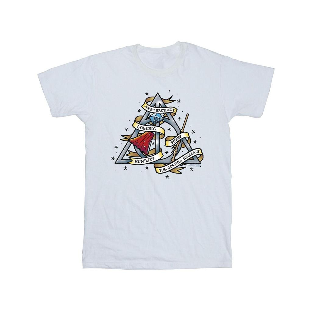 Harry Potter Mens The Deathly Hallows T-Shirt