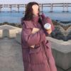 Women's 2025 Winter Korean Style Mid-Length Over-the-Knee Loose Thickened Puffer Jacket