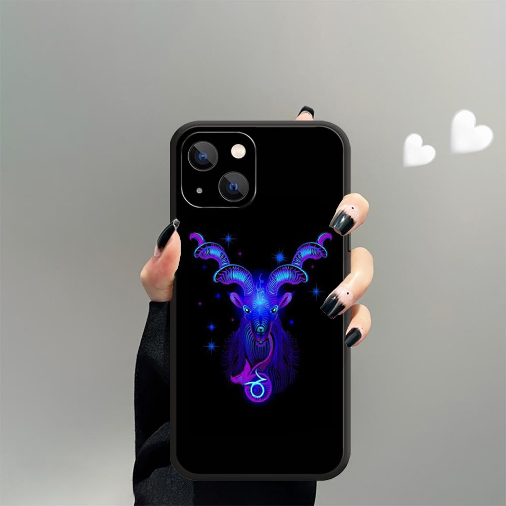 Constellations Zodiac Phone Case For iPhone Samsung Galaxy Redmi Xiaomi Note S A 16 15 14 13 12 11 20 21 22 23 53 54 Pro Plus Ultra Silicone Cover