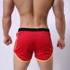 Men Color Block Summer Sports Gym Drawstring Shorts Beach Pants Swimming Trunks