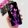 Для Samsung Galaxy A32 SM-A325F Милый Цветочный Кот Чехол для Телефона Для Samsung A32 4G Мягкий Силиконовый ТПУ Задняя Крышка