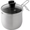 Multi-Pot with Colander, 9-in-1, IH Compatible, Glass Lid (for Chopsticks and Ladle), 14cm, 2.1L, Pot, Kettle, Deep Fryer, Steamer, Perfect for