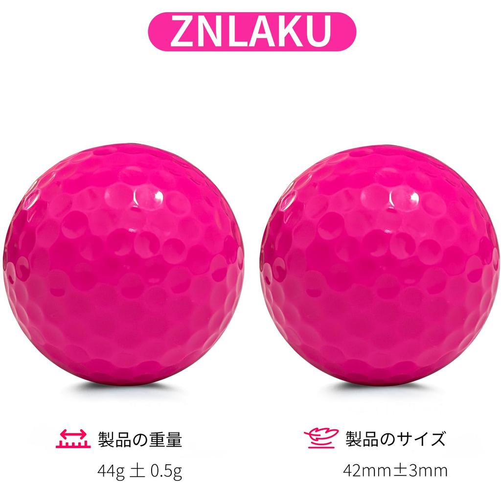 Znlaku Color Golf Сочетает Дальность и Высокий Отскок Привлекательный Мяч, Конструкция из 2 Частей,