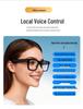 AI-Powered Smart Translation Glasses with 1200W Camera, Dual Microphone, Noise Reduction, and Live Streaming Capability.