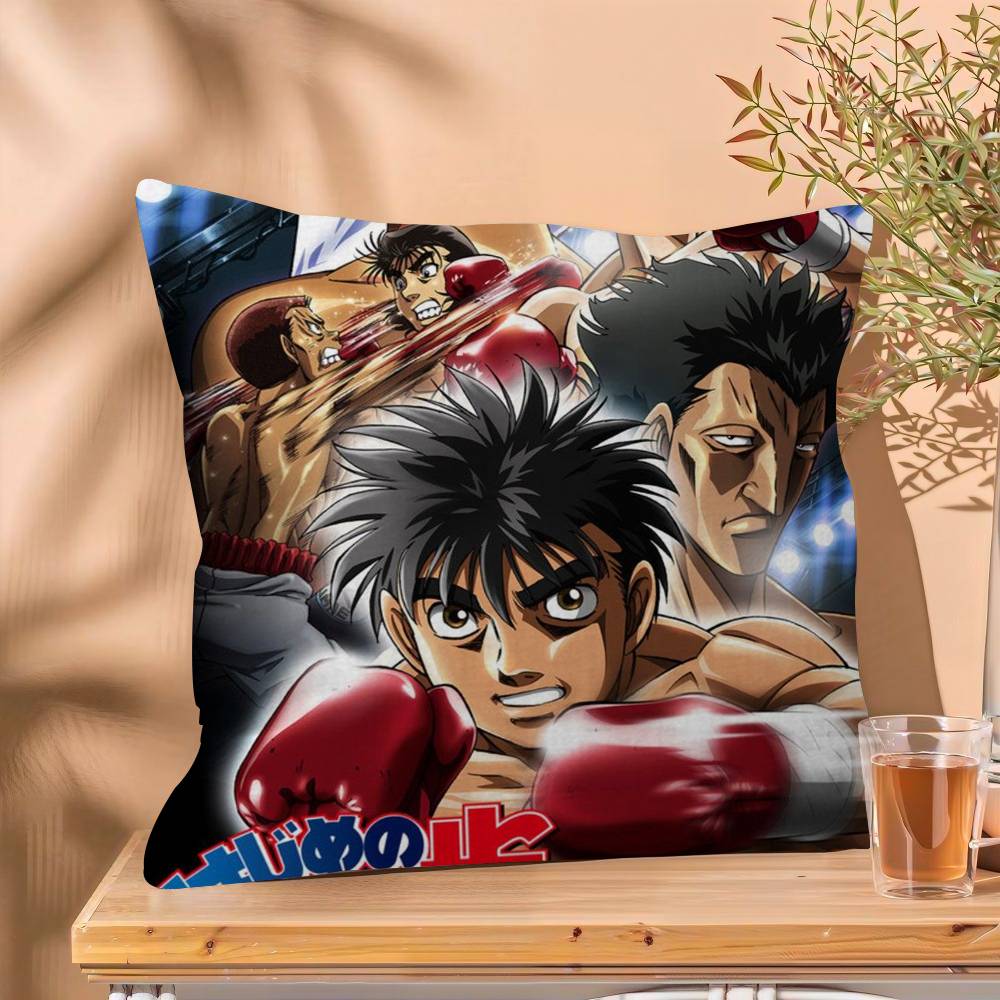 H-Hajime No Ippo Anime Boxing Personalized Pillow Cover Kids Bedroom Wild Party Decor Pillowcase kid Birthday shower Gift