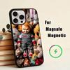 Страшная кукла Чаки Чехол для телефона Для iPhone 17, 16, 15, 14, 13, 12, 11 Plus, Pro Магнитный Для Magsafe Беспроводная зарядка