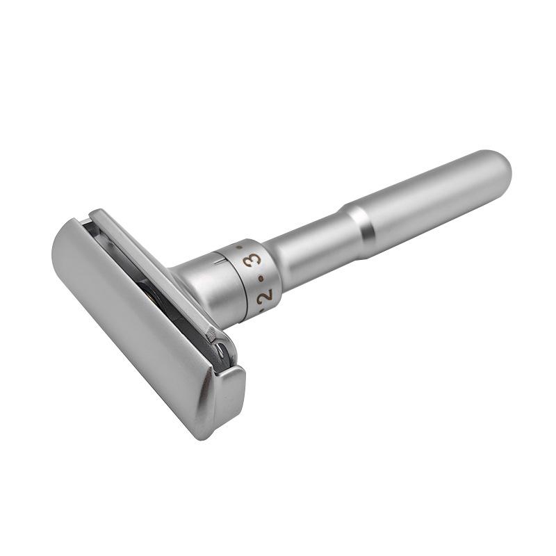 T-Type Men's Vintage Zinc Alloy Safety Razor for Shaving and Hair Removal