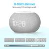 Многофункциональный будильник, автоматическое затемнение звука, 20 успокаивающих звуков, светодиодный цифровой дисплей, таймер сна, точная регулировка громкости