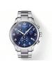 Мужские кварцевые часы Chrono XL - Синий циферблат, Нержавеющая сталь, Деловые повседневные наручные часы в качестве подарка T116.617.11.047.01