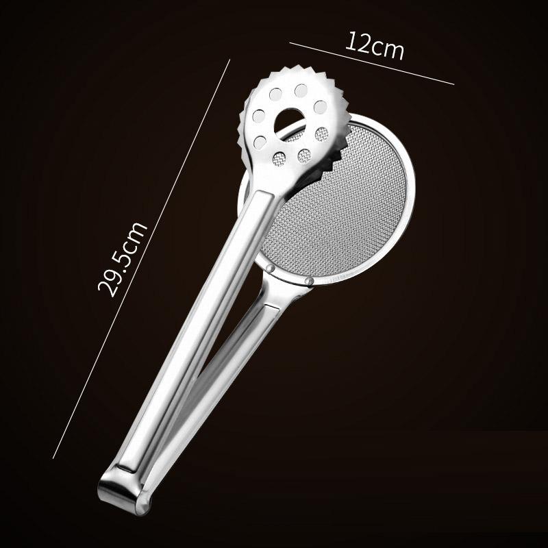 Зажим для лопатки для жарки из нержавеющей стали, многофункциональные щипцы для барбекю, щипцы для стейка, лопаточка для жарки рыбы, зажим для хлеба, бытовой кухонный инструмент