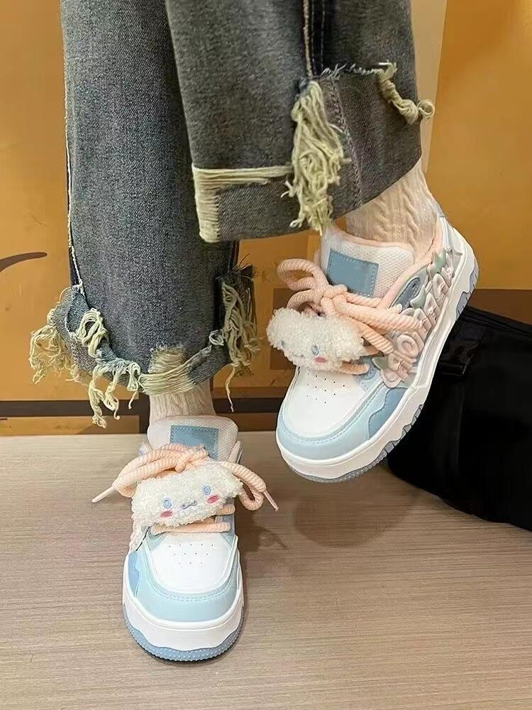 Дофаминовые кеды детские Югуи собака Мелодия студенты нишевый тренд кеды женские в наличии