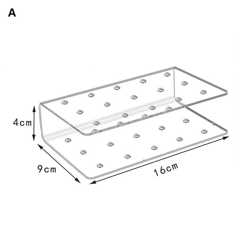 15/16/21 отверстие Акриловая подставка для леденцов Акриловая прямоугольная форма Прочный держатель Свадебная вечеринка Конфеты Десерт Держатель для палочек