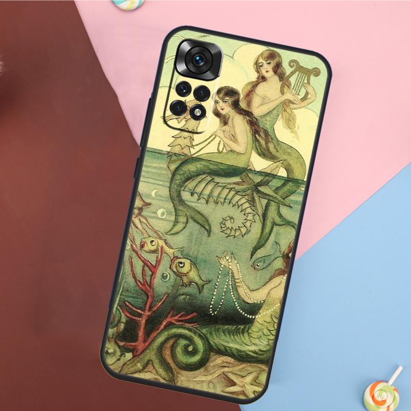 Starfish Seahorse Pattern Cover For Xiaomi Redmi Note 14 13 Pro 12 11 9 10 9S 10S 11S 12S Redmi 14C 10C 12C 13C Case