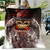 Street Fighter Ретро Игра Геймер Мягкое Плюшевое Одеяло, Фланелевое Одеяло Плед для Гостиной Спальни Кровати Дивана Покрытие для Пикника