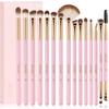 Make-Up Kwasten Set 15Pcs Professionele Oogschaduw Make-Up Borstel Oogschaduw Eyeliner Mengen Wenkbrauw Brochas Maquillaje