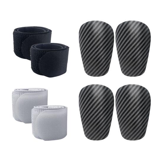 1 пара мини футбольных щитков с ремешком Легкие гибкие щитки для голени Спорт