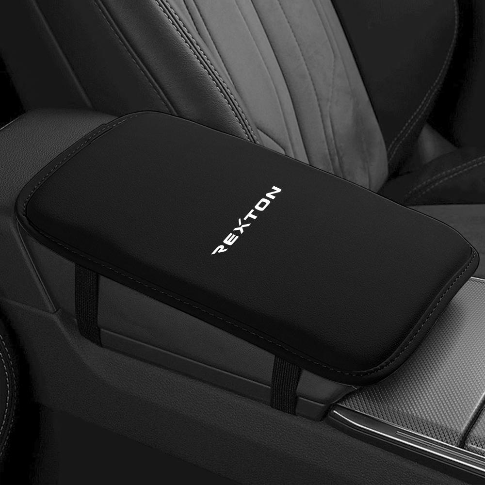 Для SsangYong Korando Rexton Tivoli Kyron Actyon Musso Автомобильный Подлокотник Коробка Подкладка Мягкий Плюш Автомобильный Центральный Подлокотник Коробка Подушка