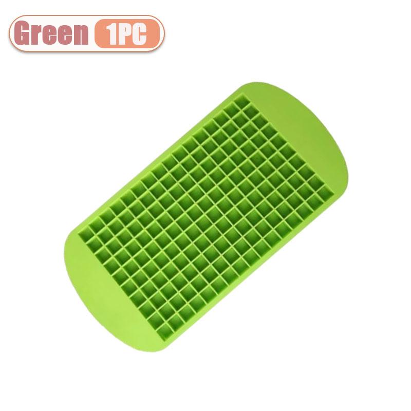 1-5PCS160 Grid Silicone Ice Tray Ice Cubes Foldable Ice Mold Ice Breaker Ice Grid Tray Small Square Mold Ice Maker Silicone Mold