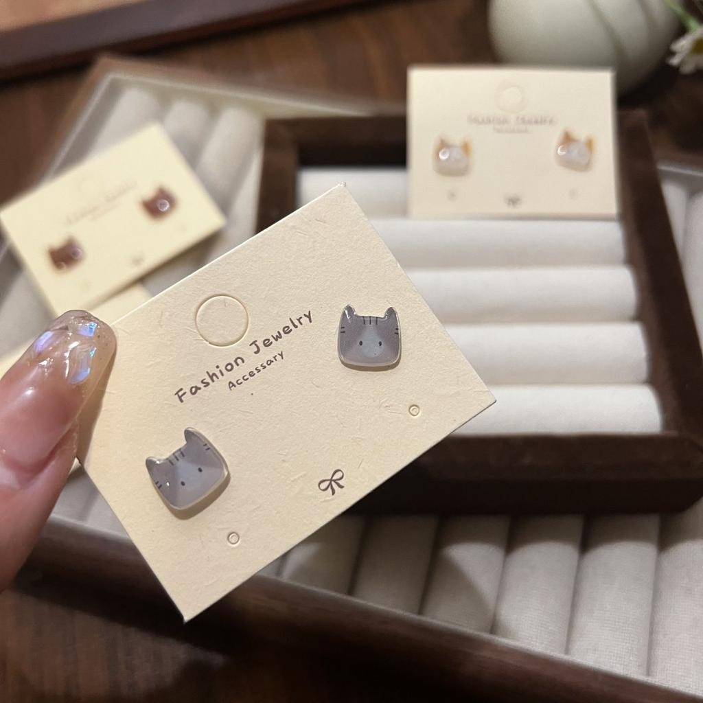 Набор из 6 шт. Милые серьги-подвески в стиле Харадзюку, синие медузы, звезды, морская тематика для женщин и девочек, уникальный эстетичный шарм, аксессуары