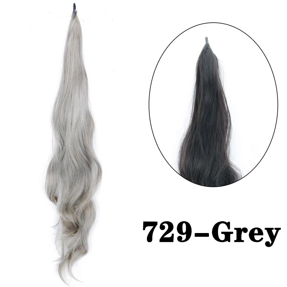 MISS WIG Синтетический 30-дюймовый гибкий хвостик, длинный волнистый многослойный хвостик, парик для женщин, для косплея