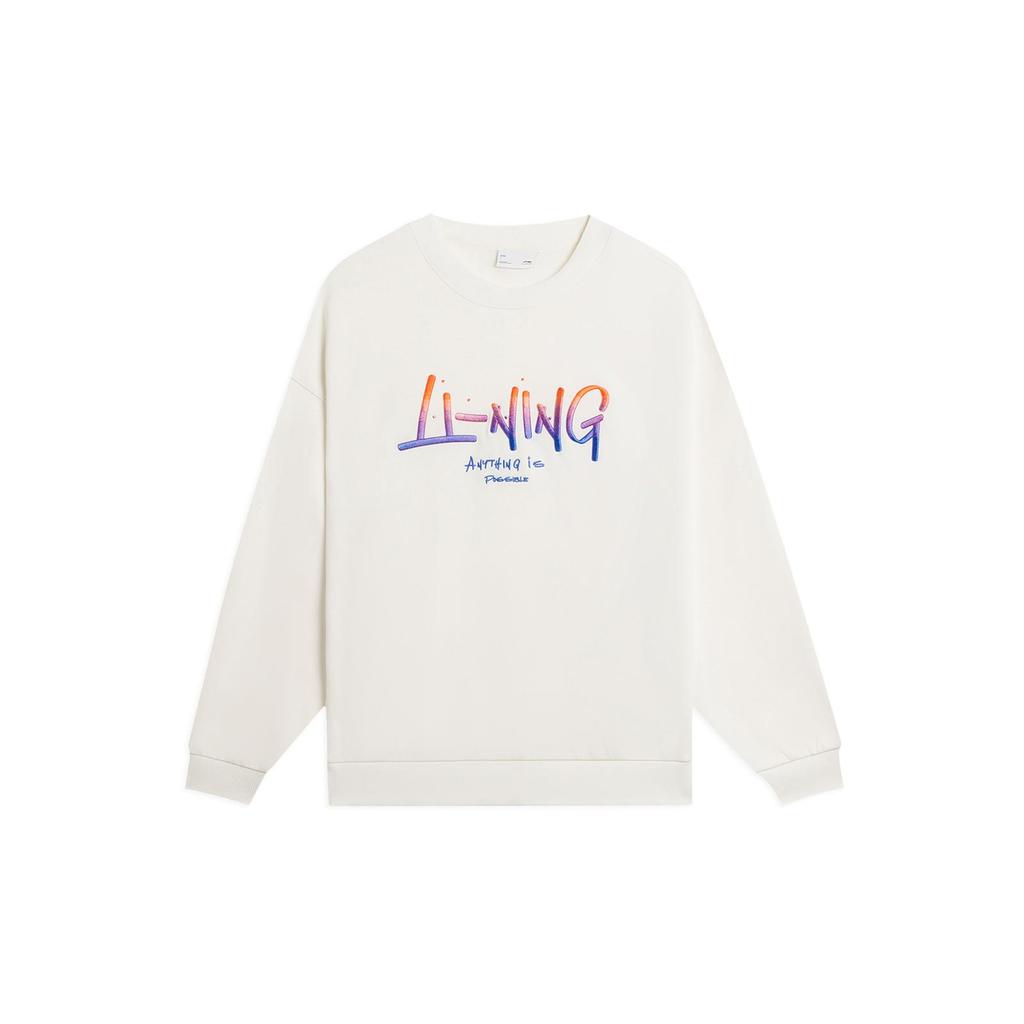 Свитшот Li Ning Sports Life Collection Унисекс Цвет: Слоновая кость AWDSF75-8