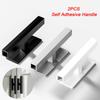 2Pcs Hardware Door Knob Self-Adhesive Door Handlebar Fashion Door Handle  Cupboard