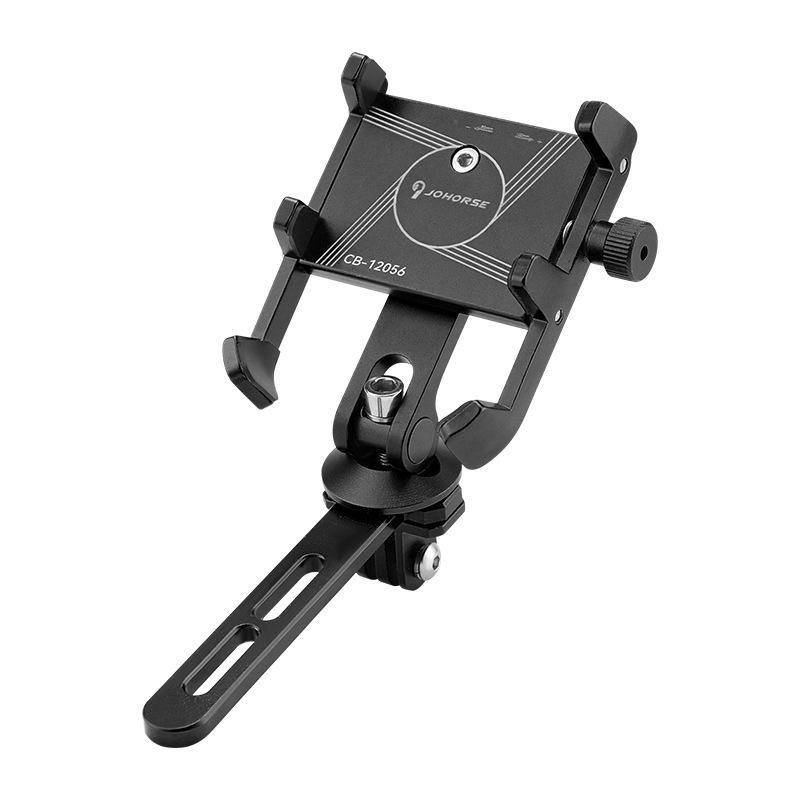 Аэро Интегрированный Руль для Шоссейного Велосипеда с Алюминиевым Креплением Двойного Назначения для Телефона, Фонаря и Камеры