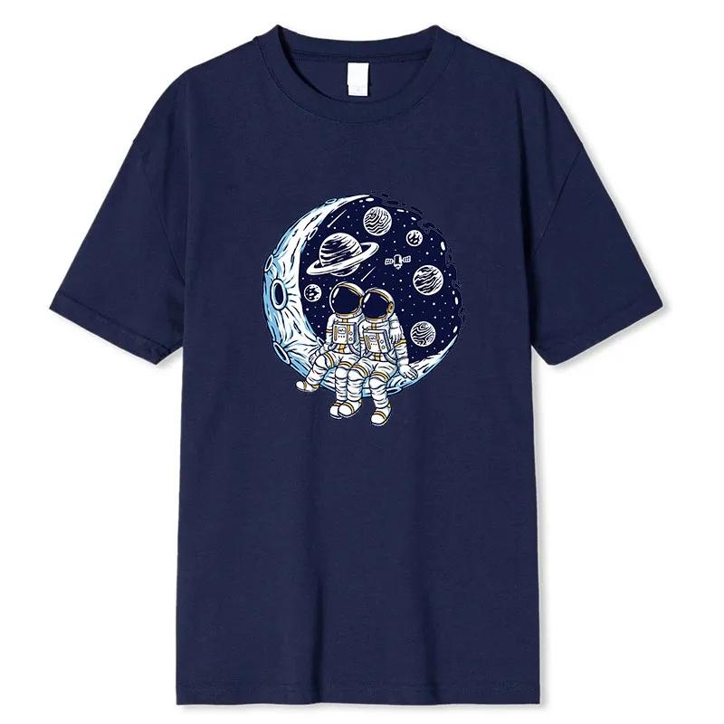 Футболка Bitcoin Crypto BTC To The Moon женская унисекс хлопковая футболка уличная футболка с коротким рукавом астронавт криптовалюта футболки топы