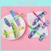 Educational Plastic Airplane Kit With Elastic Launch Mechanism For Parentchild Activities