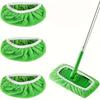 Removable Mop Cloth Cover Washable Multifunctional Flat Mop Cloth Cover Reusable 4 Pieces/pack