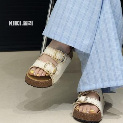 Soso25ss | Новый цвет | Летняя тканая швабра на толстой подошве с винтажной пряжкой, увеличивающая рост на 4 см