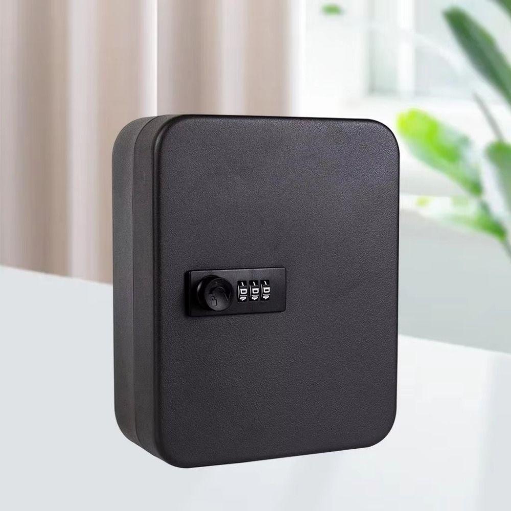 20 Крючков для ключей Комбинированный шкафчик для ключей Настенный запирающийся органайзер для ключей Управление ключами