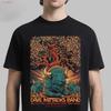 Dave Matthews Band Уикенд в Deer Creek в Ноблсвилле 11-12 июля 2025 года Футболка винтажная стираная Топ для повседневной носки Универсальный