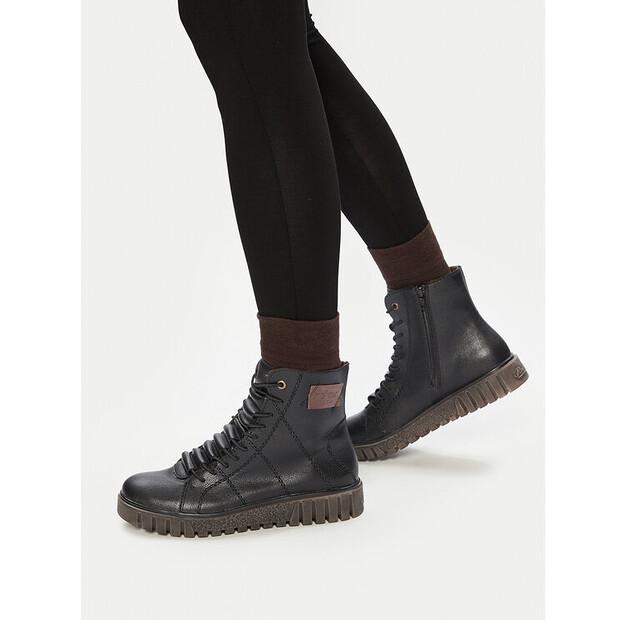 Rieker Y3421-00 Black Ankle Boots