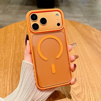 Прозрачный чехол для Magsafe iPhone 17 Pro Max Air 16E 16 E Plus 15 14 13 Mini 12 X XS 11 17Pro iPhone17 iPhoneair 16Pro Mag Safe Чехол для телефона Аксессуары