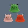 Unisex Cartoon Frog Bucket Hat Panama Fishermen Hat Cute Frog Big Eyes Hat Chapeau Fisherman Sun Hat For Men And Women