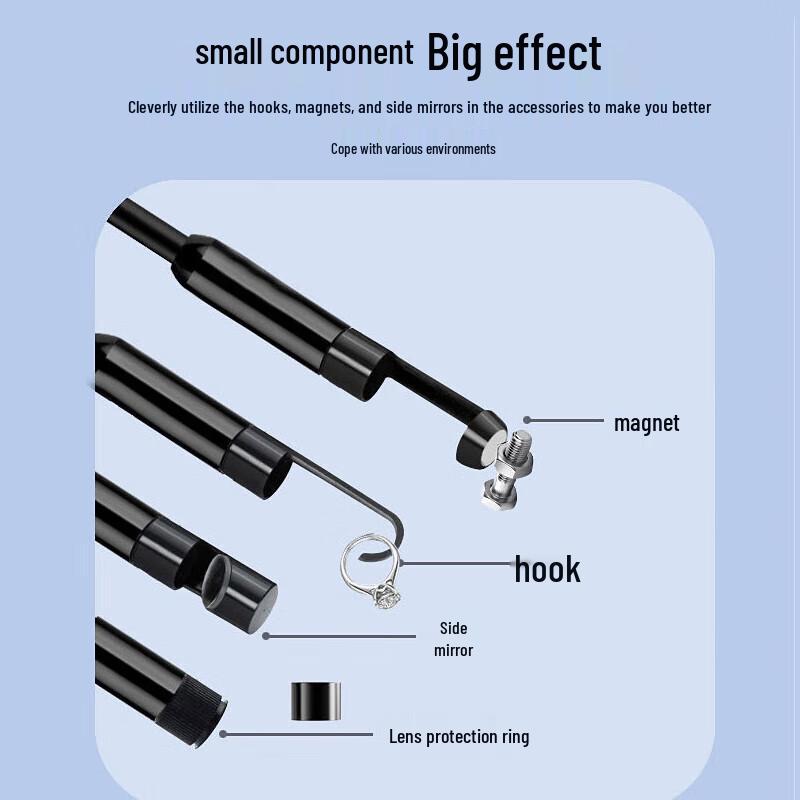 20M Industrial Waterproof Endoscope Camera with HD Display