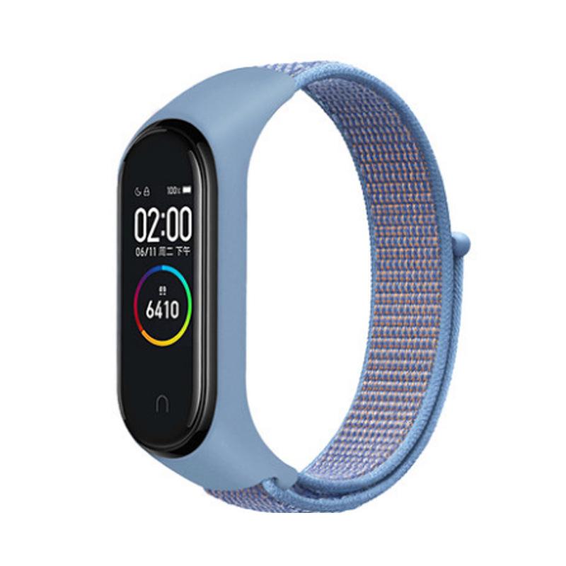 Нейлоновая петля для Xiaomi Mi Band 9 8 7 4 3 5 6 умных часов браслет спортивный Correa дышащий сменный браслет на Miband 6 8 ремешок