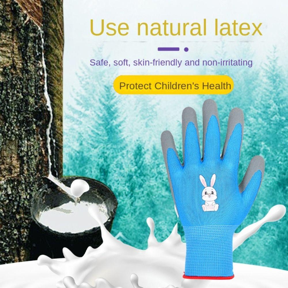 Нескользящие садовые рабочие перчатки, прочные детские защитные перчатки, детские садовые перчатки с героями мультфильмов, домашние перчатки