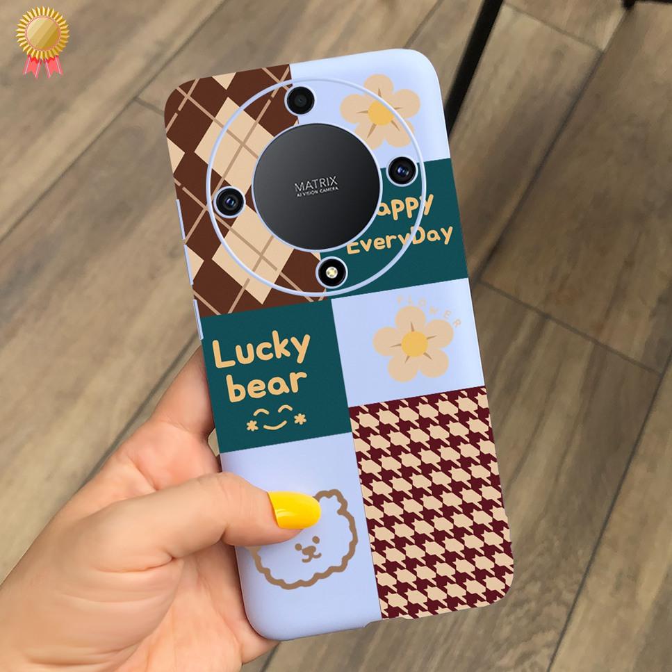 Luxury Case For Honor X9a Soft TPU Capa COOL New Cute Animal Painted Back Coque For Honor X9a X8A X7A 9XA 8XA 7XA  Bumper Bags