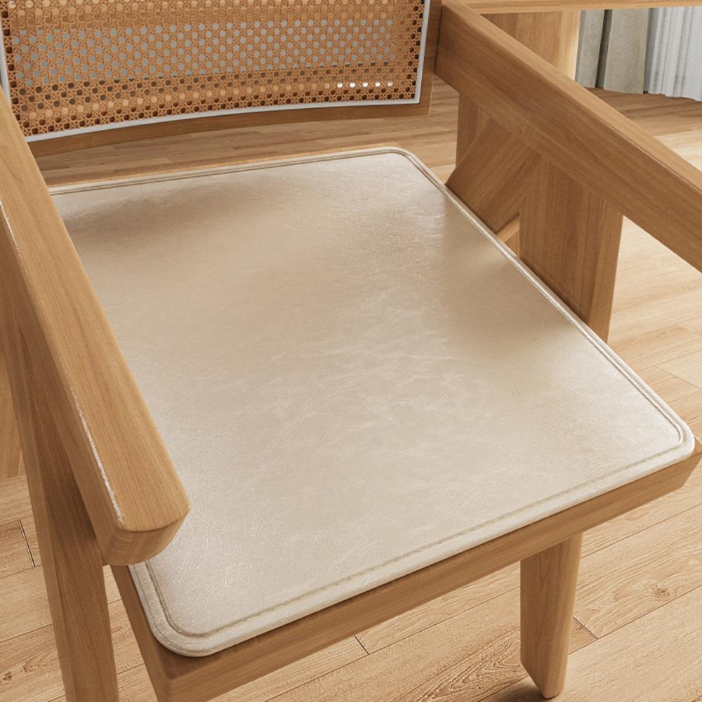 High Resilience Dining Chair Cushion 40×40cm/45×45cm Chair Seat Pad Leather Chair Pad Home Decor