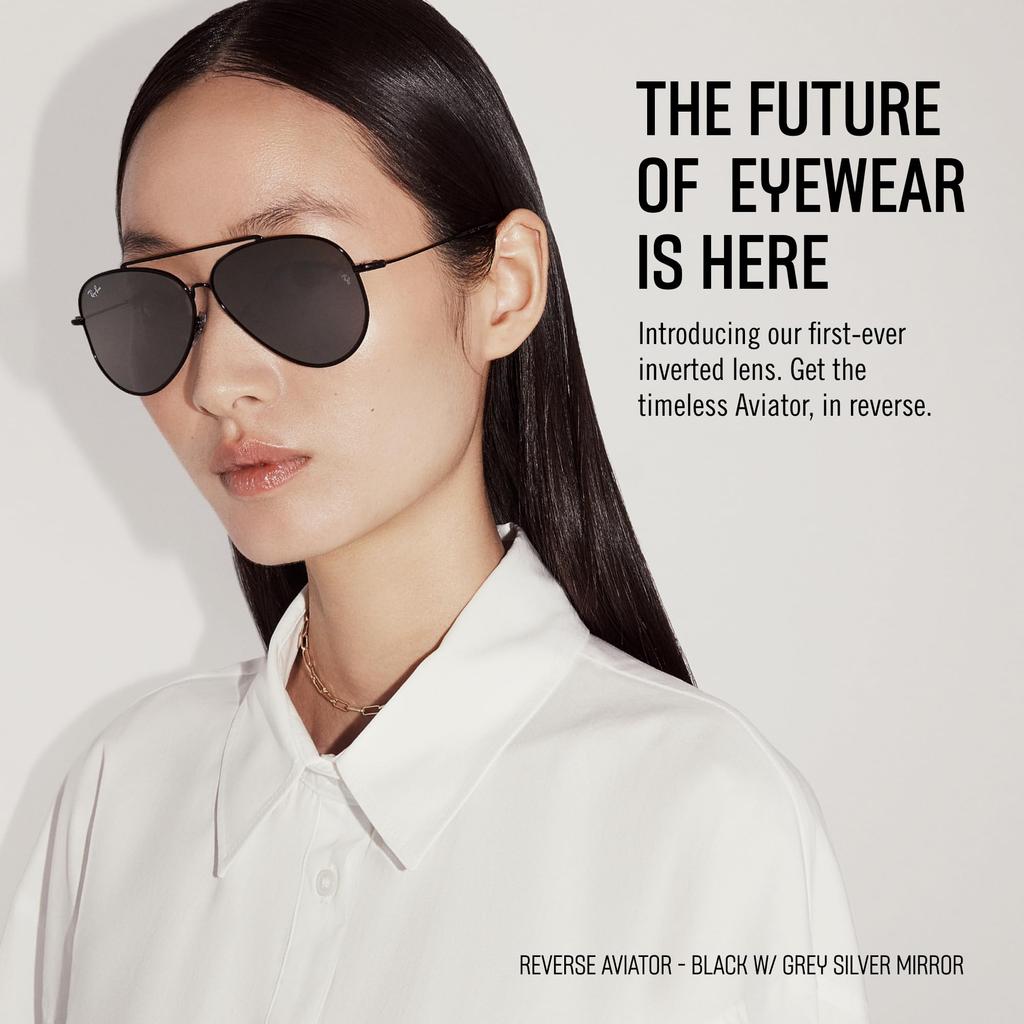 RBR0101S AVIATOR REVERSE SILVER 62 Солнцезащитные очки Ray-Ban