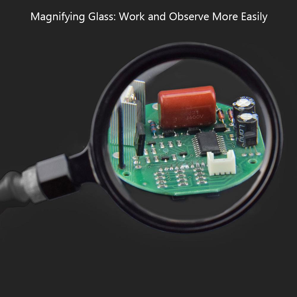 Инструмент для пайки печатных плат «Руки помощи» с 6 гибкими ручками, легкими вращающимися зажимами и стабильной фиксацией