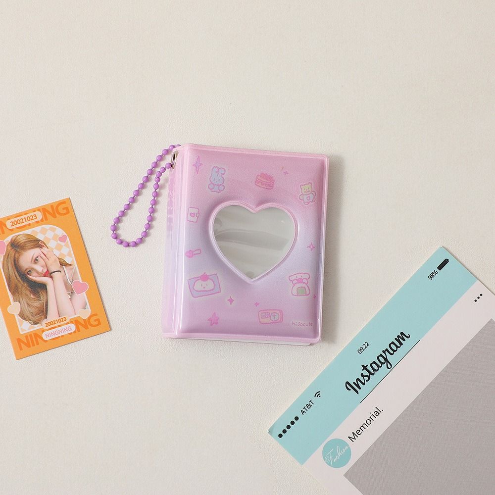 Waterproof Love Heart Photo Album Card Book Hollow Picture Storage Album New Cartoon Photo Album