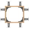 Takagi GISUKE Woodworking Right Angle Right Angle 70mm Aluminum Set of 90 Degree Right DIY Tool for and Connecting Clamp, Ruler, Ruler, Clamp, Corner,