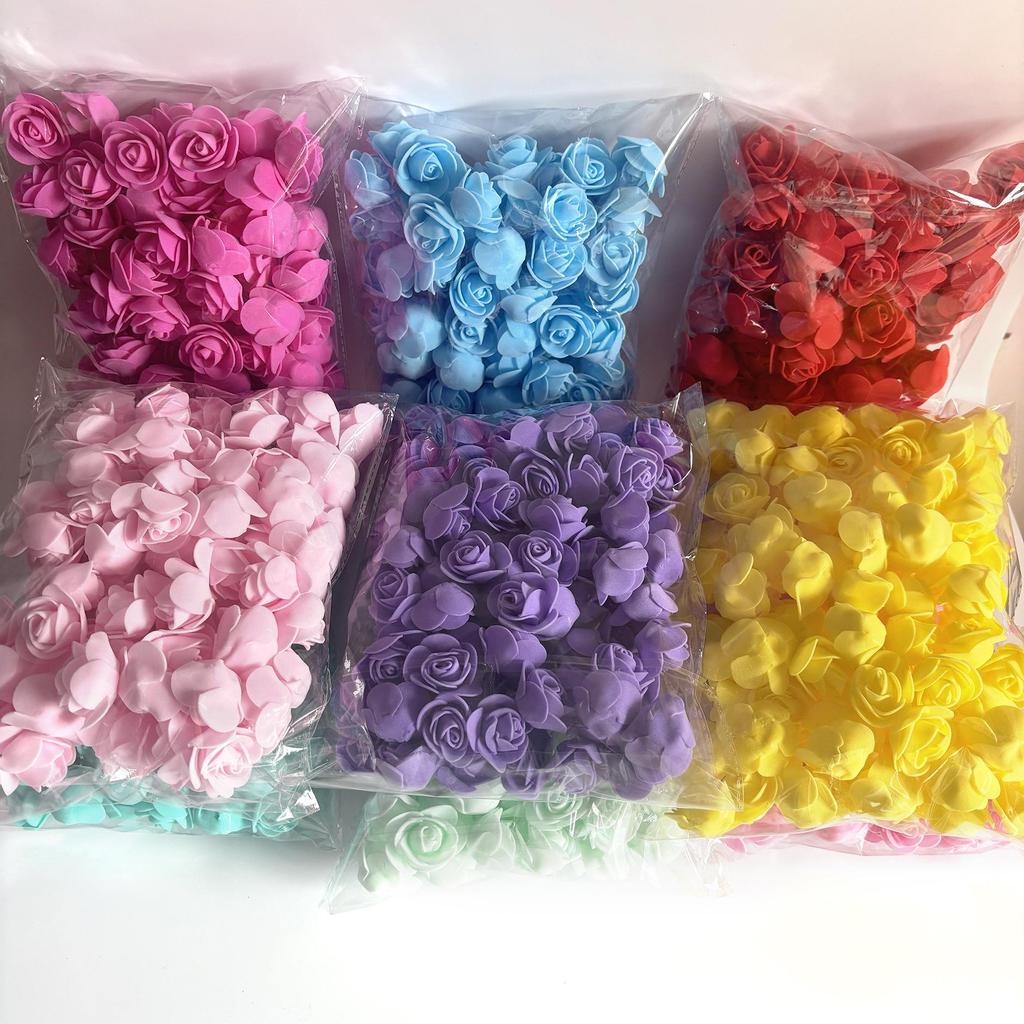 Розы из ПЭ-пены 3,5 см, 200 шт., Разбирающиеся для Пенопластового Мишки, Веночков и Декораций