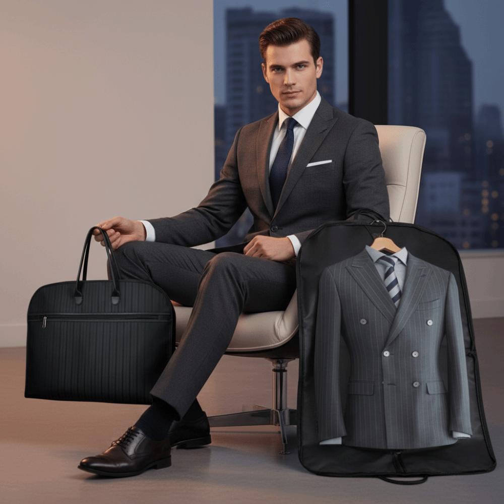 Oxford Cloth Garment Bag Thickened Suit Protection Case Dust Cover Suit Dustproof Storage