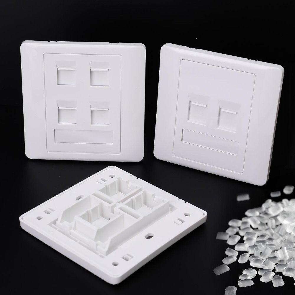 1Pcs CAT5E CAT6 CAT6A CAT7 CAT8 RJ45 Socket Outlet  Home Office Network