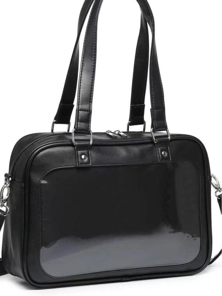 Японская аниме сумка через плечо Ита - Прозрачная сумка для значков и кукол для студентов и женщин