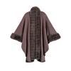 Ladies' Fashion Classic Plus Size Knitted Jacket Shawl Cape